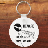 Let op de Ninja Spit Valve Attack Sleutelhanger (Voorkant)