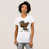 Let op de Quacken Dames Jersey T-Shirt (Voorkant volledig)