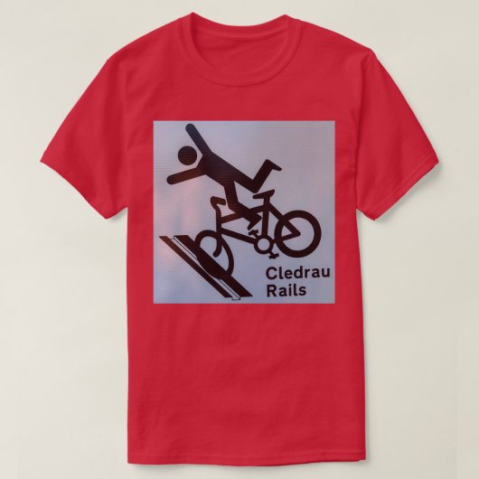 Let op de rails t-shirt (Design voorkant)