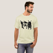Let op de robot t-shirt (Voorkant volledig)