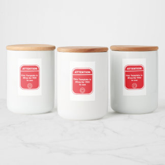 Let op Deze Sjabloon is #free om Cutomize te gebru Voedselcontainer Etiket