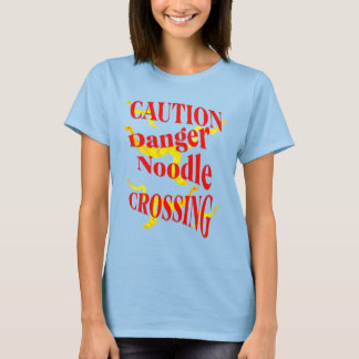 Let op Gevaar Noodle Crossing 3 T-shirt