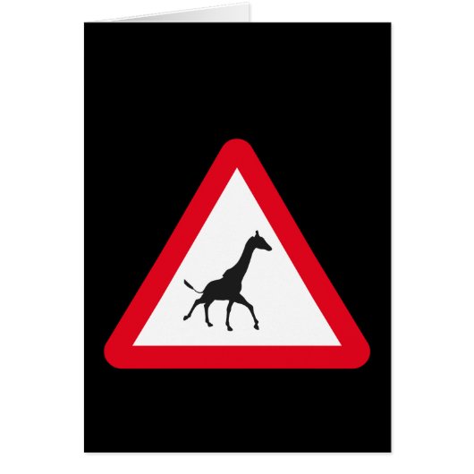 Let op: Giraffe kruising! (Voorkant)