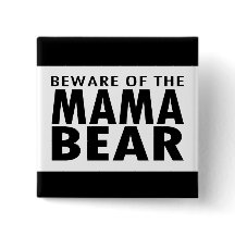 Let op het Beer van mama