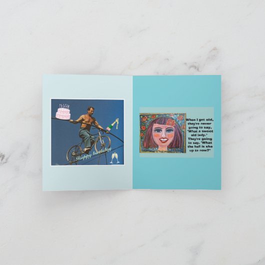 Let op, het is je verjaardag. Neem een bal. Kaart (Binnen)