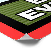 Let op het Poster van de Kwaad Giraffes (Hoek)