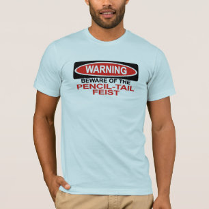 Let op het potlood-staarfeest t-shirt