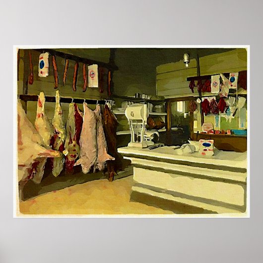 Let op het vlees poster (Voorkant)