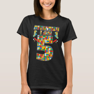 Let op Ik ben 5 5e Verjaardag T-shirt
