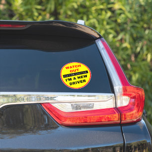 Let op ik ben een beginnende bestuurder - Waarschu Sticker