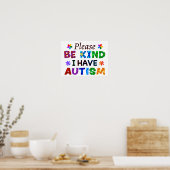 Let op: ik heb AUTISM Poster (Keuken)