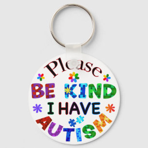 Let op: ik heb AUTISM Sleutelhanger