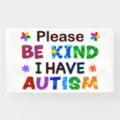 Let op: ik heb AUTISM Spandoek (Horizontaal)
