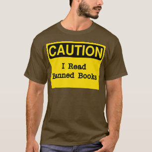 Let op, ik lees verboden boeken t-shirt