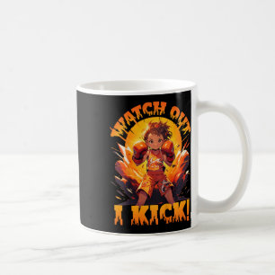 Let op - ik trap! Thai Boxing Muay Thai Kickboksen Koffiemok