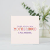 Let op je eigen moederschap (Staand voorkant)