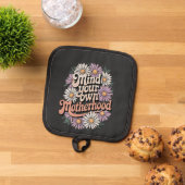 Let op je eigen moederschap Grappige Moederdag Mam Pannenlap (Top down)