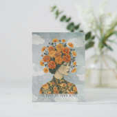 Let op je gedachten briefkaart (Staand voorkant)