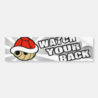 Let op je rug! bumpersticker