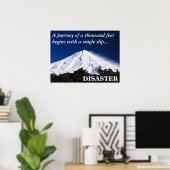 Let op je stap: de eerste is een dozy (L) Poster (Thuiskantoor)