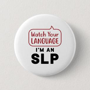 Let op je taal als SLP Ronde Button 5,7 Cm