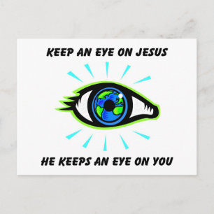 Let op Jezus Christelijk cadeau Briefkaart