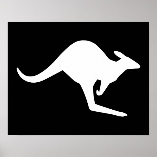 Let op Kangaroo Poster (Voorkant)