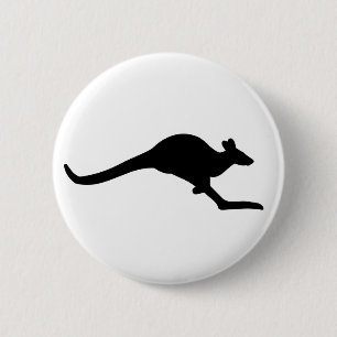 Let op Kangaroo Ronde Button 5,7 Cm