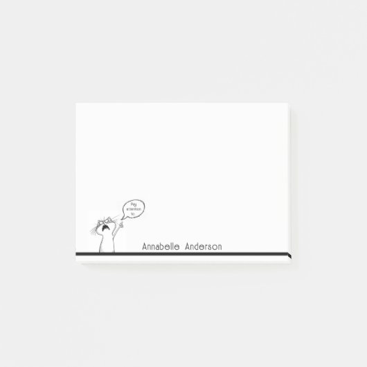 Let op kat Personaliseer notities Post-it® Notes (Voorkant)