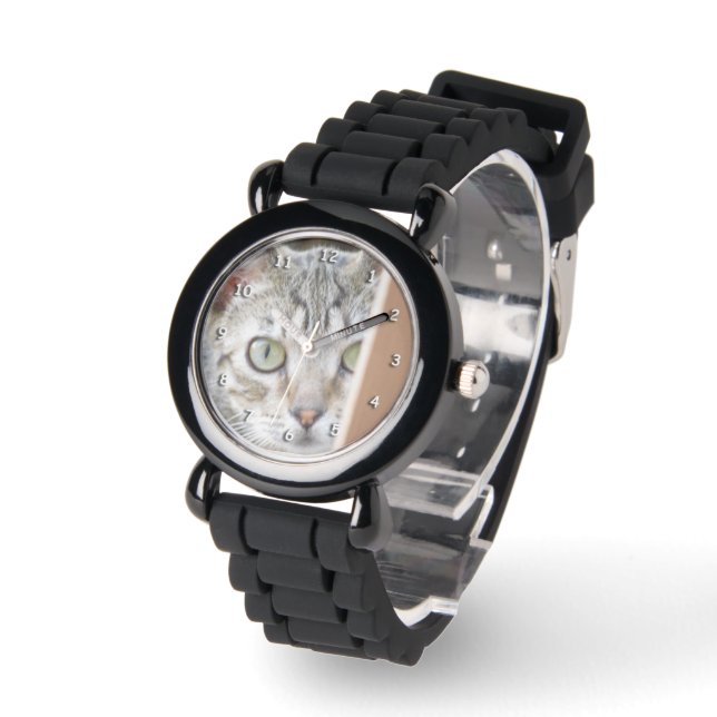 Let op - Kitten Watching Horloge (Hoek)