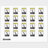 Let op: let op uw stap Stickers (Vel)