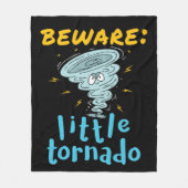 Let op Little Tornado Fleece Deken (Voorkant)