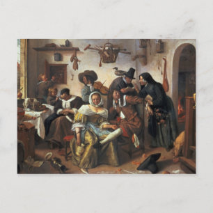 Let op: Luxury, c.1663 Briefkaart