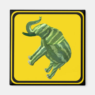 Let op: Melophant Crossing! Magneet