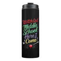 Let op, middelbare school, daar kom ik aan school