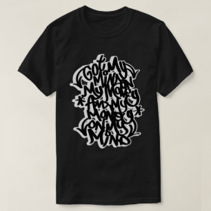 Let op mijn geld t-shirt