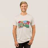 Let op: Newt Beach Tri-Blend Shirt (Voorkant volledig)
