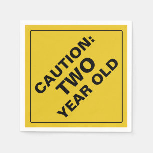 LET OP: Papieren servetten