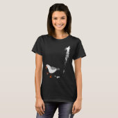 Let op Seagull Albatros Bird Crack Gull Beach Bir T-shirt (Voorkant volledig)