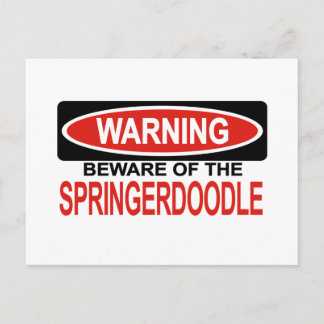 Let op: Springerdoodle Briefkaart