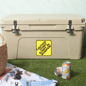 Let op Stinky Slinky in Bumper Sticker (Koeler)