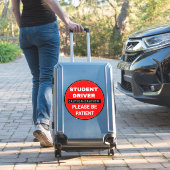 Let op Stuurprogrammabord voor leerlingen (een oge Sticker (Koffer Insitu)