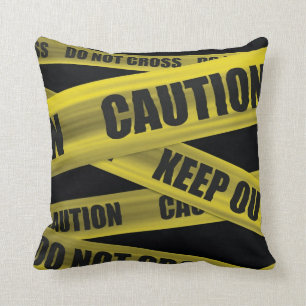 Let op tape - Pillow Kussen