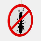 Let op Termites Keramisch Ornament (Rechts)