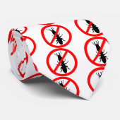 Let op Termites Stropdas (Opgerold)