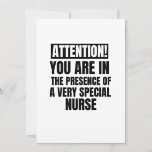 Let op u in aanwezigheid van een zeer speciale bedankkaart