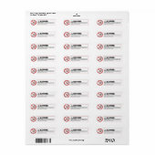 Let op: Verstikkende gevarenautomaat Sticker (Full Sheet)