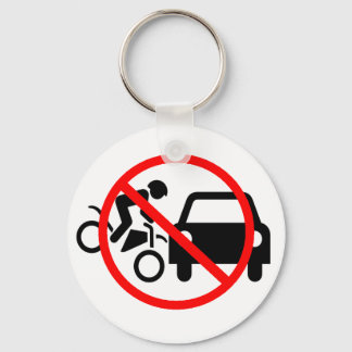 Let op voor motorfietsen sleutelhanger
