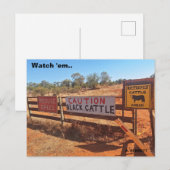 Let op ze briefkaart (Voorkant / Achterkant)