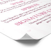 Let’s Drink Bar Menu Sign | A Tiny Bit Engaged  Poster (Hoek)